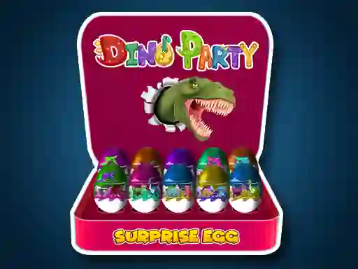 Jwèt Surprise Egg: Dino Party sou entènèt