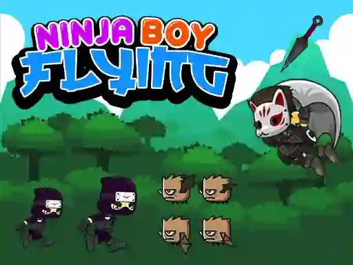 Jwèt Ninja Boy Flying sou entènèt