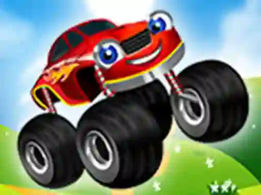 Jwèt Monster Trucks Kids Racing sou entènèt