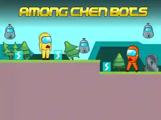 Jwèt Among Chen Bots sou entènèt