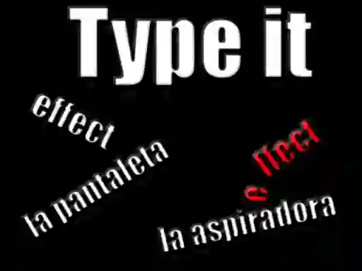 Jwèt Type it sou entènèt