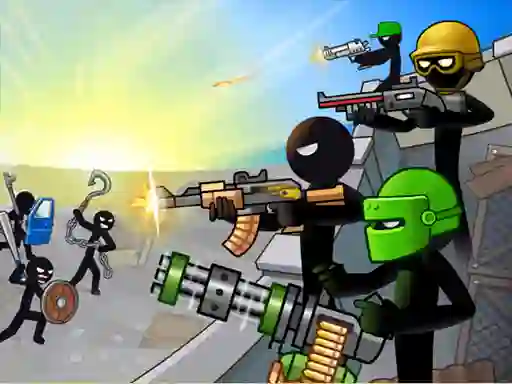 Jwèt Stick Defenders sou entènèt