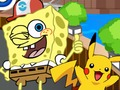Jwèt Sponjbob Pokemon ale  sou entènèt