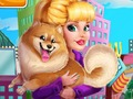 Jwèt Audrey adopte yon puppy  sou entènèt