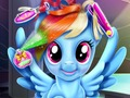 Jwèt Rainbow pone koup cheve reyèl  sou entènèt