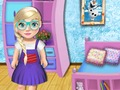 Jwèt Ti bebe Elsa Lekòl Dekore  sou entènèt