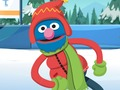 Jwèt 123 Sezam Street: jwèt Winter Grover a  sou entènèt