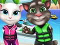 Jwèt Talking Tom Cat: Di diferans lan  sou entènèt
