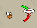 Jwèt Flappy Dunk sou entènèt  sou entènèt