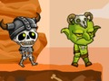 Jwèt Goblin vs skelèt  sou entènèt