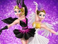 Jwèt Ellie ak Annie Nwa Swan ak White Swan  sou entènèt