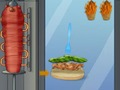 Jwèt Doner Kebab Salad, Tomat, Zonyon  sou entènèt