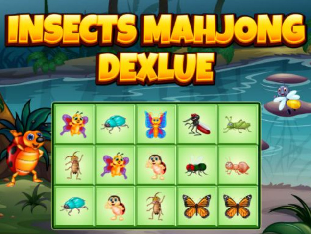 Jwèt Ensèk majong Deluxe  sou entènèt