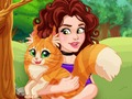 Jwèt Olivia donte yon chat  sou entènèt