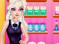 Jwèt Elsa kwit manje glas sandwich  sou entènèt