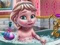Jwèt Ti bebe glas Rèn: plezi nan douch la  sou entènèt