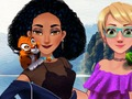 Jwèt Jasmine ak Rapunzel nan kan an  sou entènèt