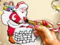 Jwèt Nwèl Santa koloran  sou entènèt
