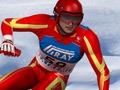 Jwèt Ski similatè slalom  sou entènèt