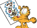 Jwèt Garfield konekte pwen yo  sou entènèt