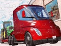 Jwèt Tesla kamyon tèt  sou entènèt