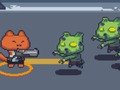 Jwèt Cat Gunner vs zonbi  sou entènèt