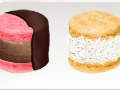 Jwèt Pou kwit manje sandwich Macaron krèm glase  sou entènèt