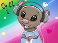 Jwèt Koute mizik tèt  sou entènèt