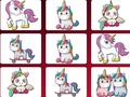 Jwèt Cute licornes memwa  sou entènèt