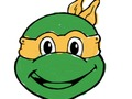 Jwèt NINJA tortu Liv koloran  sou entènèt