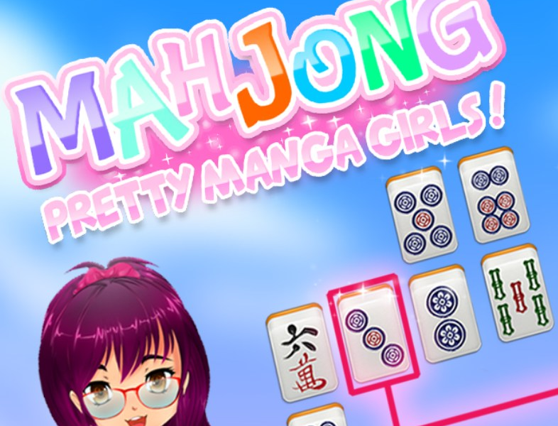 Jwèt Majong joli manga tifi  sou entènèt