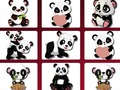 Jwèt Cute memwa panda defi  sou entènèt