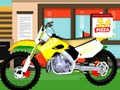Jwèt Moto pitza  sou entènèt