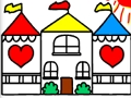 Jwèt Back To School Coloring Book DOLLHOUSE  sou entènèt