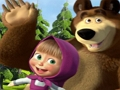 Jwèt Masha ak plas la Bear diferans lan  sou entènèt