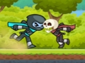 Jwèt Ninja kouri ak desann  sou entènèt