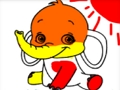 Jwèt Sou entènèt jwèt Liv koloran Elephant  sou entènèt