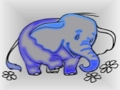 Jwèt Sou entènèt jwèt Ti bebe Elephant koloran  sou entènèt