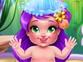 Jwèt Sou entènèt jwèt Sirèn ti bebe Bath  sou entènèt