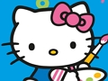 Jwèt Koulè Pa Nimewo Avèk Hello Kitty  sou entènèt