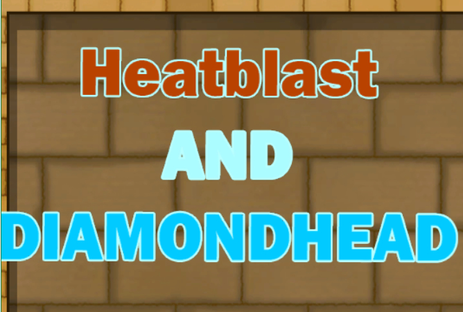 Jwèt Heatblast ak Diamondhead  sou entènèt