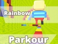 Jwèt Kogama Rainbow parkour sou entènèt