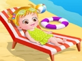 Jwèt Ti bebe Hazel Nan Beach  sou entènèt