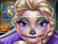 Jwèt Elsa pè Halloween makiyaj  sou entènèt