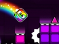 Jwèt Jeyometri Dash: Neyon Rainbow  sou entènèt