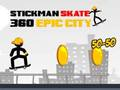 Jwèt Stickman monte paten 360 sezon vil la  sou entènèt
