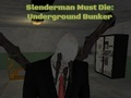 Jwèt Slenderman dwe mouri: Underground Bunker  sou entènèt