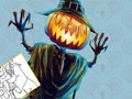 Jwèt Liv koloran Halloween  sou entènèt