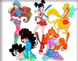 Jwèt Winx Club koloran  sou entènèt