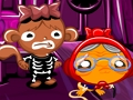 Jwèt Monkey Go Happy Etap 575 Monkeys Go Halloween  sou entènèt